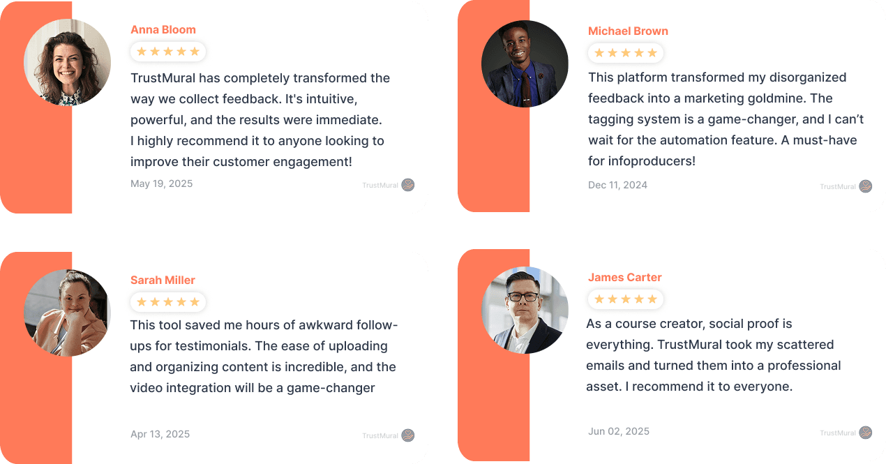 Preview of TrustMural dashboard